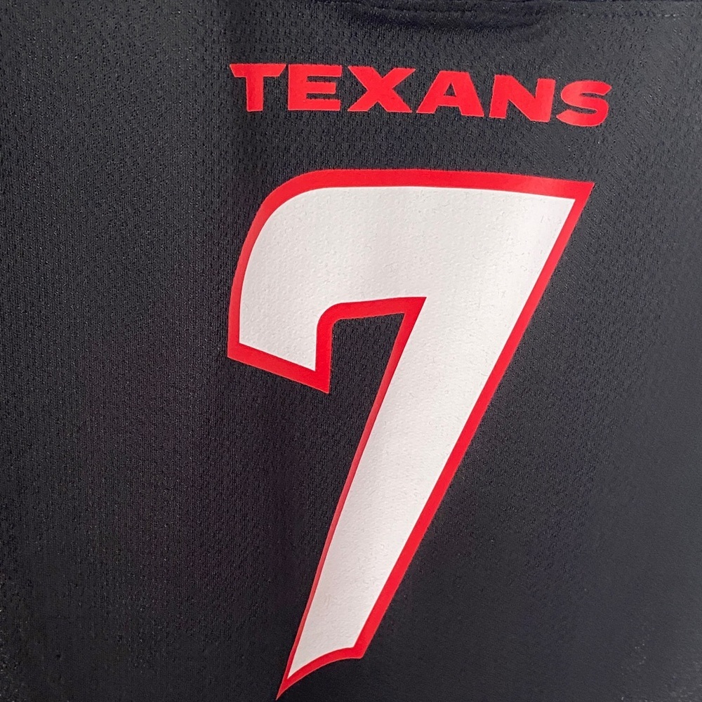 NFL Texans Black and Red Kids Jersey - Picture 5 of 13